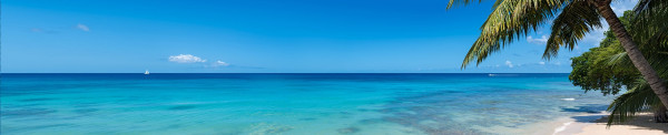 Sea view from Westshore Beach House in Barbados.